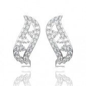 Designer Earrings with Certified Diamonds in 18k Yellow Gold - ER0495P